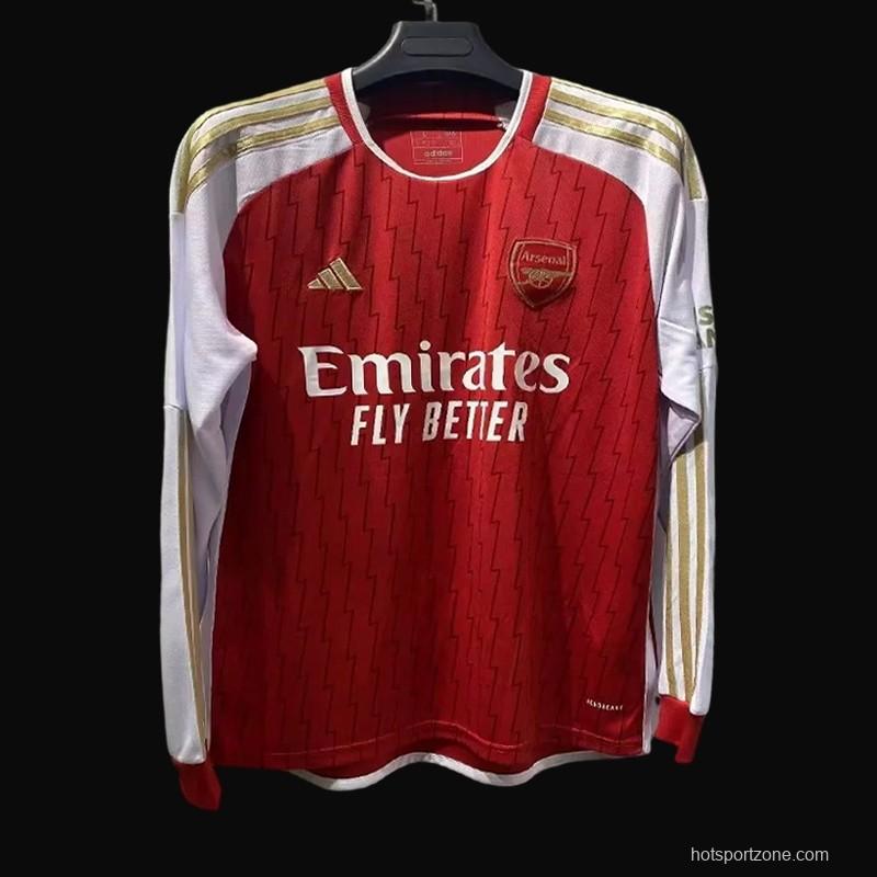 23/24 Arsenal Home Long Sleeve Jersey