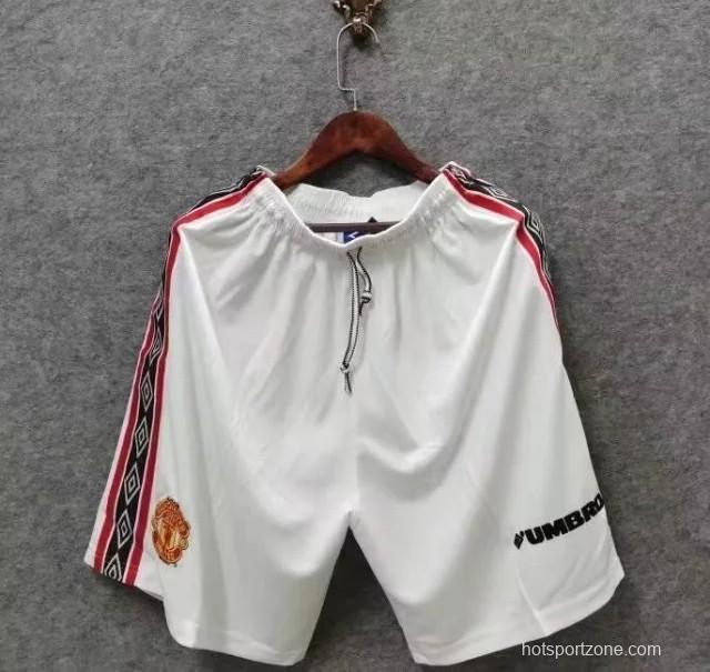 Retro 98/99 Manchester United Home Shorts