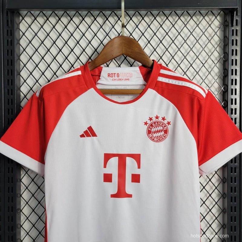 23-24 KIDS Bayern Munich Home Jersey  Size 16-28