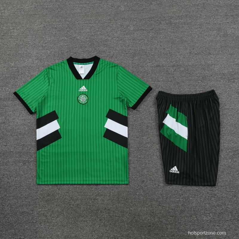 23 24 Celtic Green Remake Icon Short Sleeve+Shorts