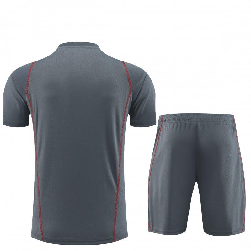 23 24 Arsenal Grey Short Sleeve+Shorts