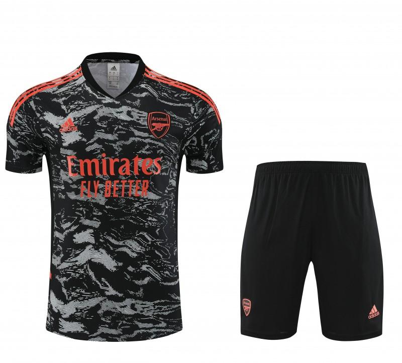 23 24 Arsenal Black Special Short Sleeve+Shorts