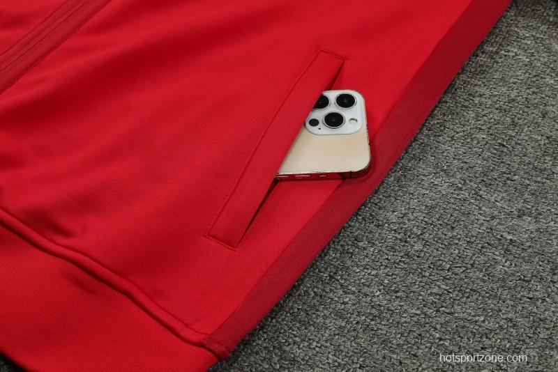23/24 Nike Red Full Zipper Jacket+ Pants