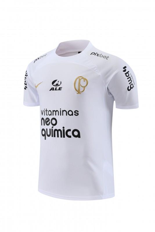 23/24 Palmeiras White Short Sleeve Jersey+Shorts