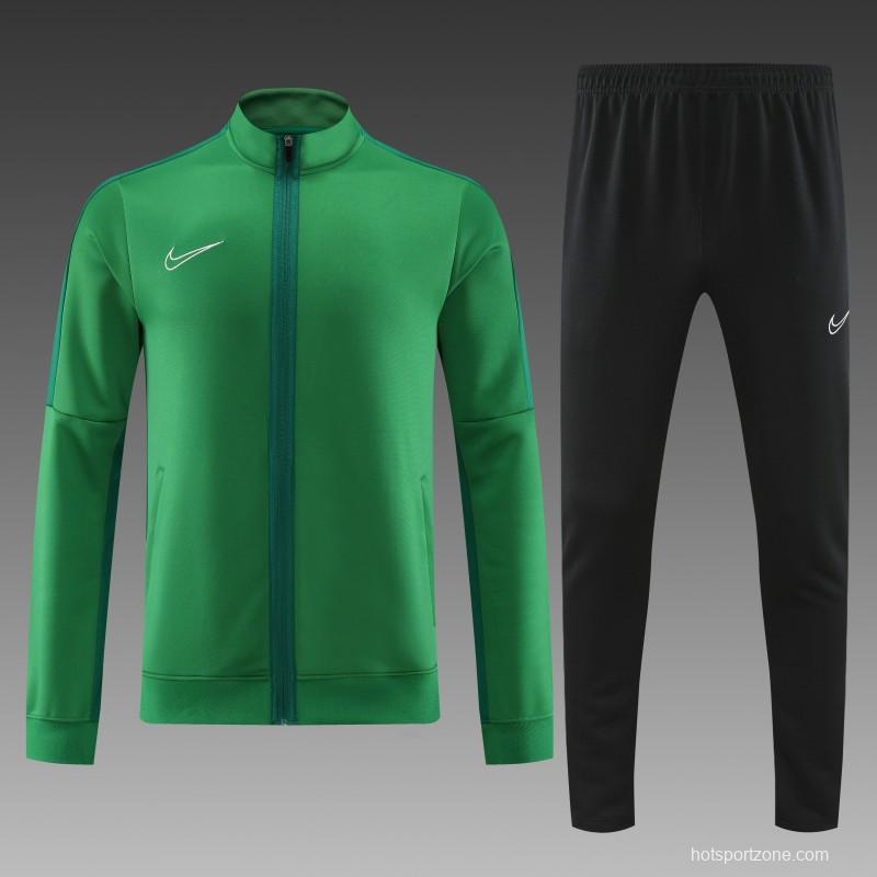 23/24 Nike Green Full Zipper Jacket+ Pants