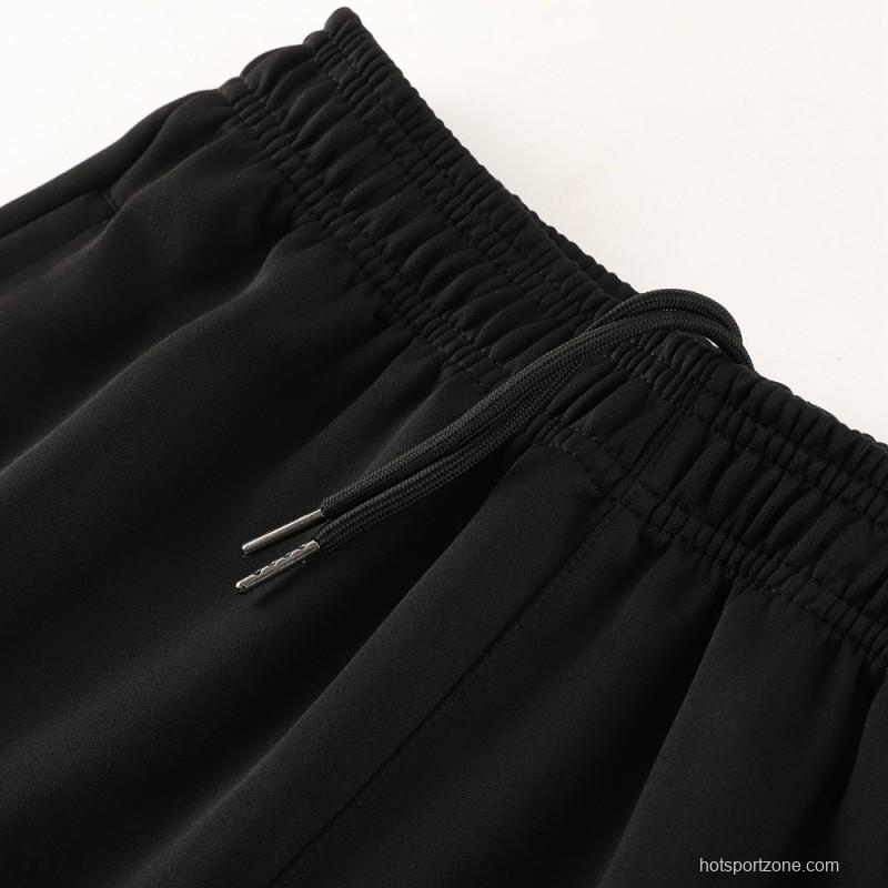 23/24 Lazio Black Full Zipper Jacket+Pants