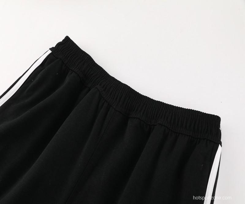 2024 Adidas Black Full Zipper HoodieJacket+Pants