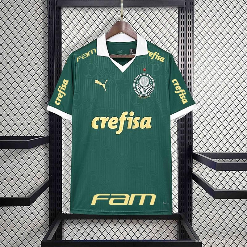 24/25 All Sponsor Palmeiras Home Jersey With All Sponsor