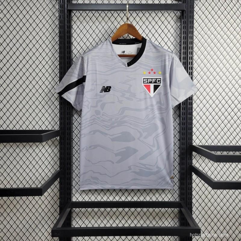 24/25 Sao Paulo Home Gray Goalkeeper Jersey