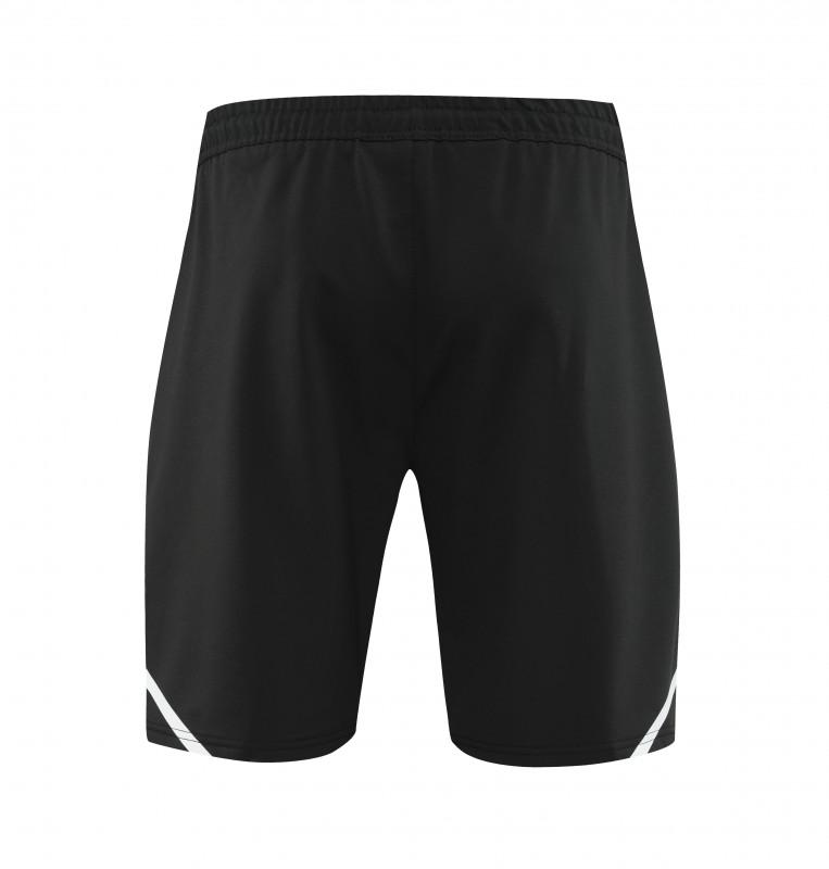 23/24 Adidas Black Cotton Short Sleeve Jersey+Shorts