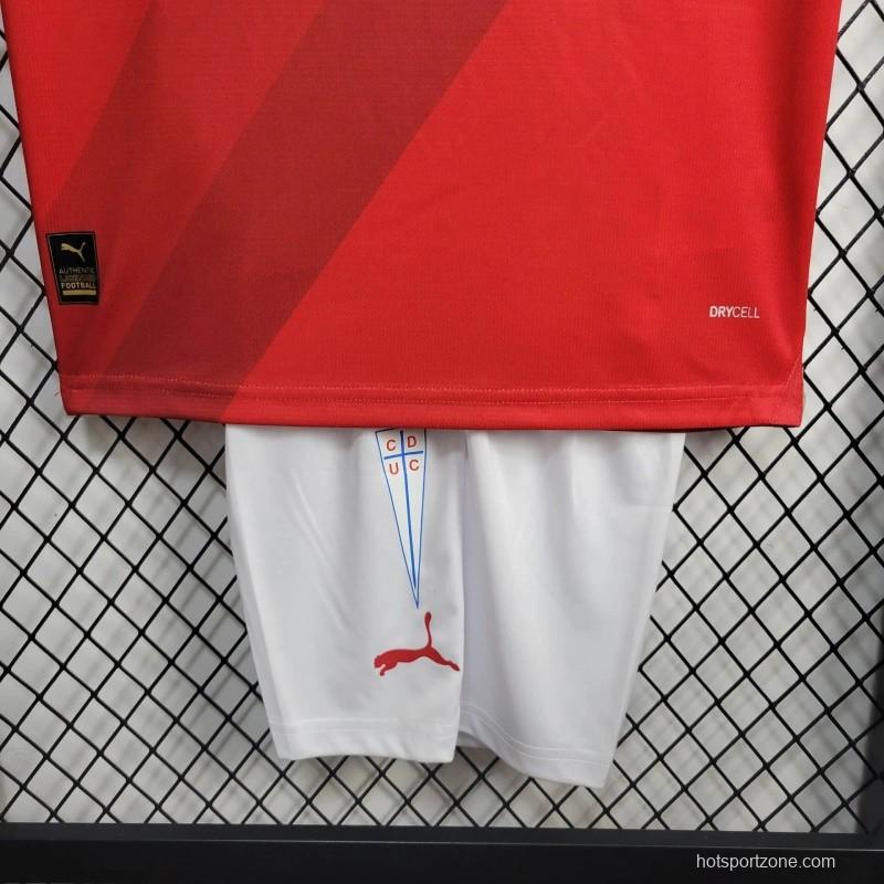 24/25 Kids Deportivo Universidad Catolica Away Red Jersey