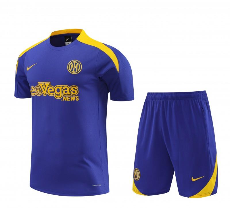 24/25 Inter Milan Blue Short Sleeve Jeresy+Shorts