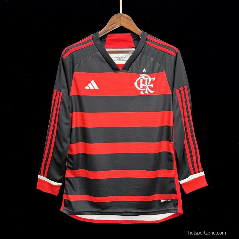 24/25 Flamengo Home Long Sleeve Jersey