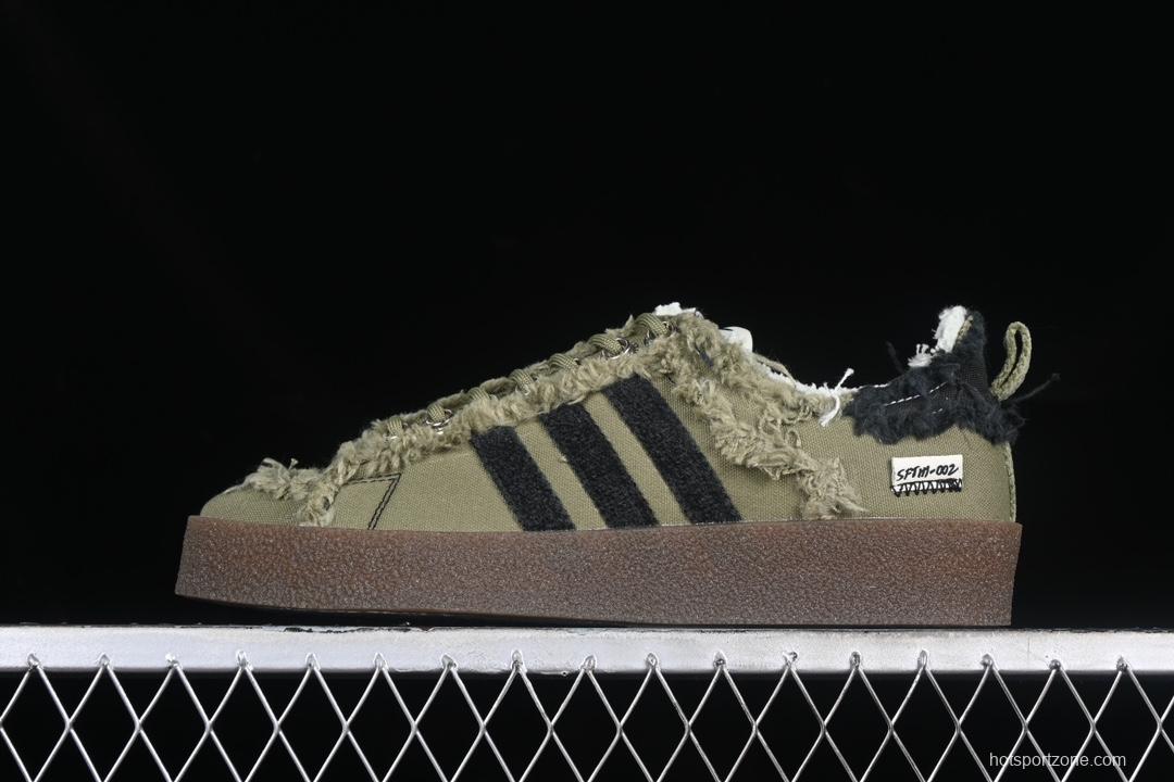 Adidas Song For The Mute x Ad Originals Campus 80s Lifestyle Casual Shoes with Slip-Resistant Sole - ID4792