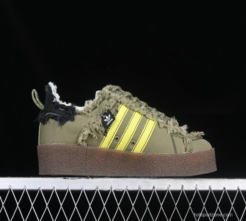 Adidas Song For The Mute x Ad Originals Campus 80s Lifestyle Casual Shoes with Slip-Resistant Sole - ID4792