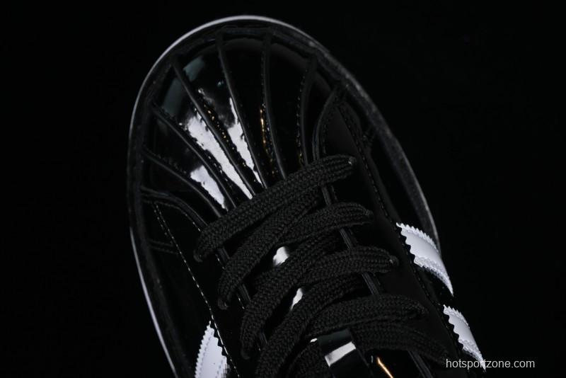 Adidas Clot x Superstar IH5953 Preppy Style Leather Sneakers with Shell Toe - IH5953