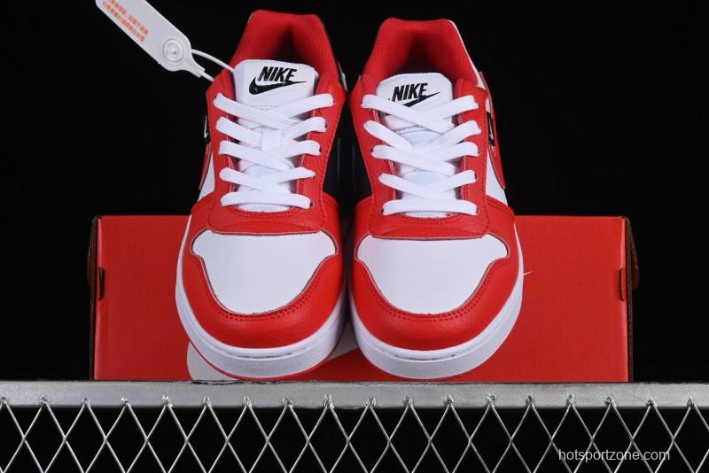 Nike Ebernon Low Premium Black White Low-Top Versatile Breathable Casual Sneakers - AQ1774-101