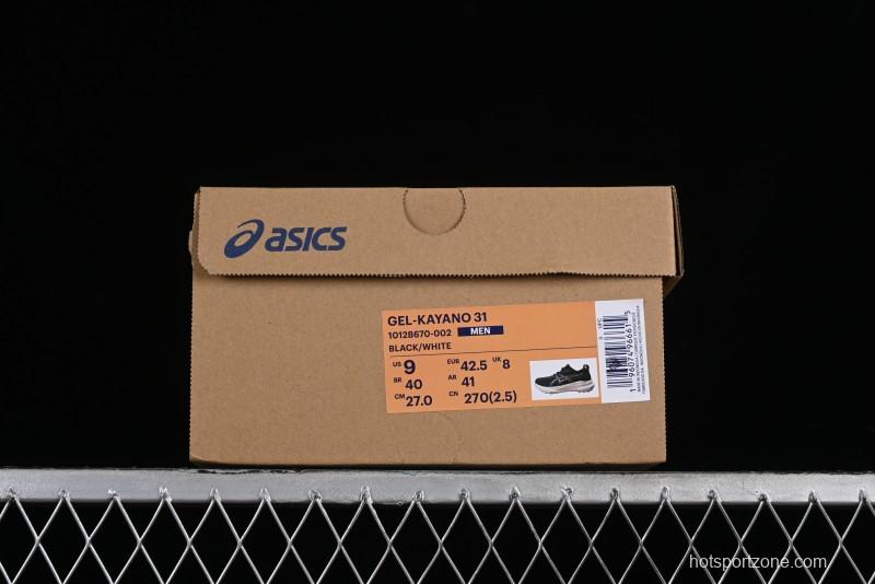 Asics Gel-Kayano 31 Running Shoes with GEL Cushioning and FLYTEFOAM BLAST Technology - 1012B670-002