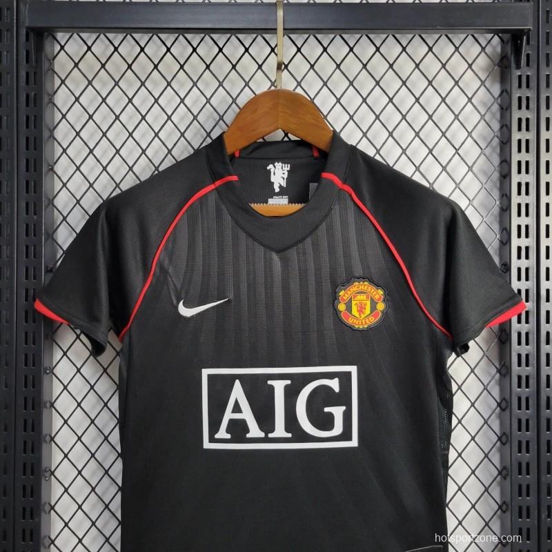 Retro KIDS 07/08 Manchester United Away 16-28 Jersey