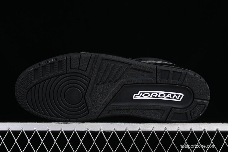 Nike Air Jordan 3 Retro Sneakers in Black with Elephant Print - CK9246-168