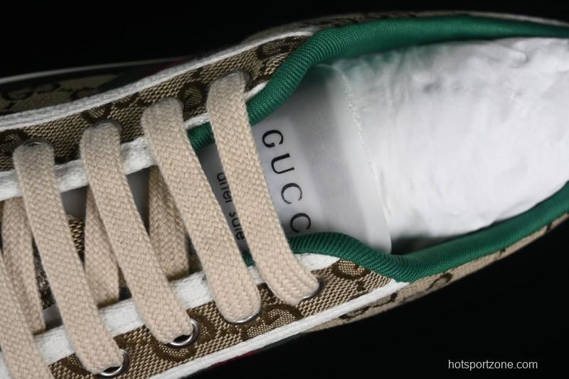 Gucci Tennis 1977 Print Sneaker Retro Casual Canvas Shoes - 02JPO9064