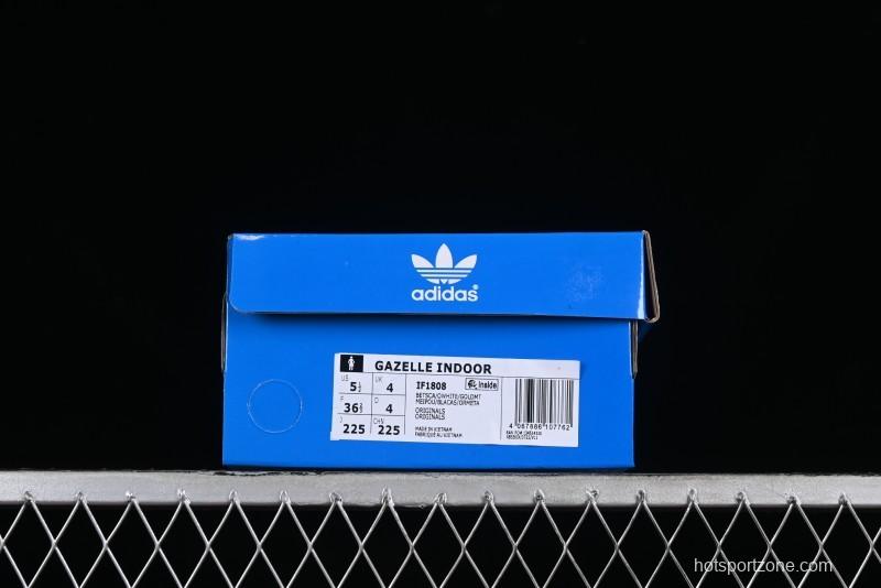 Adidas Originals Gazelle Indoor Retro Casual Anti-Slip Wear-Resistant Low-Top Skate Shoes - IF1808