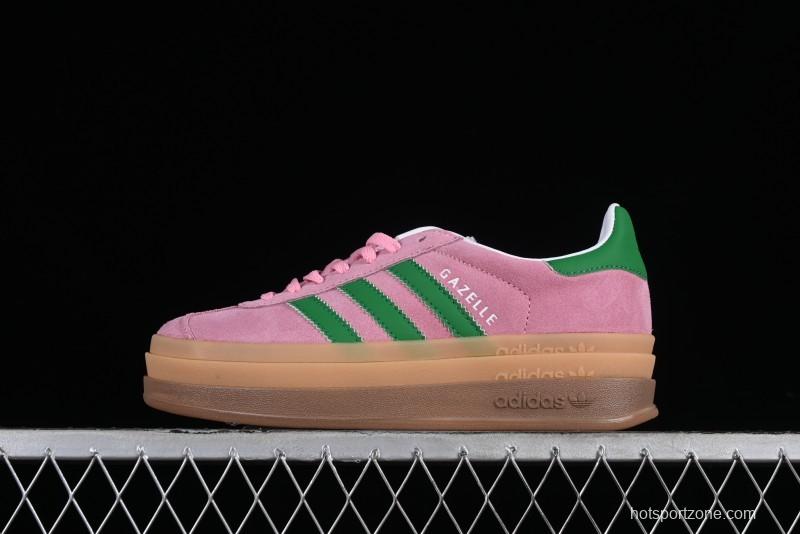 Adidas Originals Gazelle Bold Low-Top Sneakers with Thick Sole for Casual Wear - IE0420