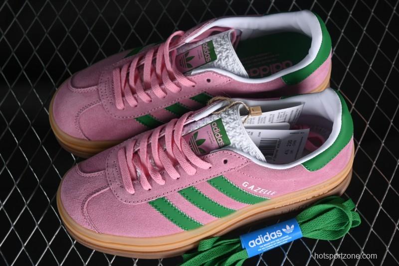 Adidas Originals Gazelle Bold Low-Top Sneakers with Thick Sole for Casual Wear - IE0420