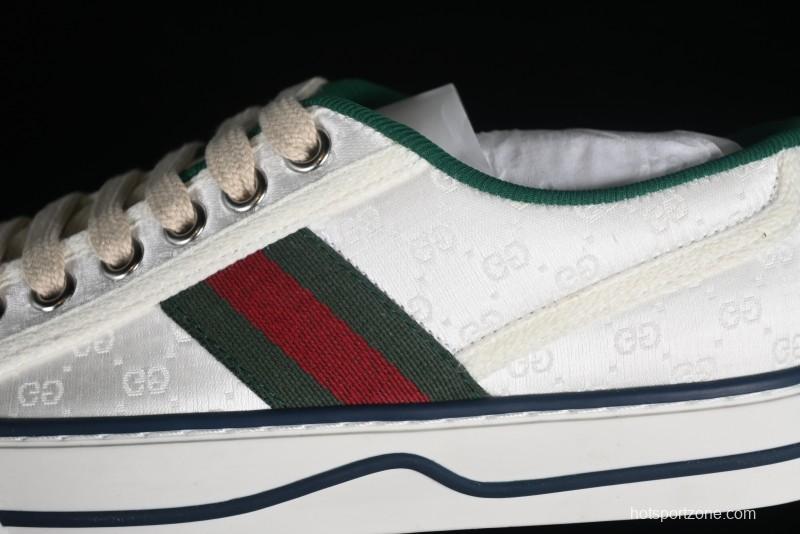 Gucci Tennis 1977 Print Sneaker Retro Casual Sports Canvas Shoes - 02JPO9064