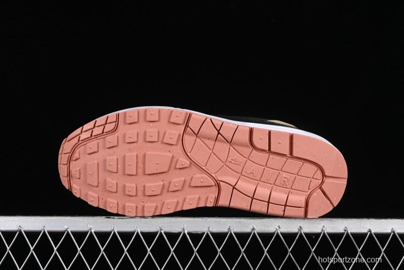 Nike Air Max 1 Retro Running Shoes with Half-Sole Air Cushion - FB9660-003