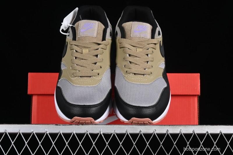 Nike Air Max 1 Retro Running Shoes with Half-Sole Air Cushion - FB9660-003