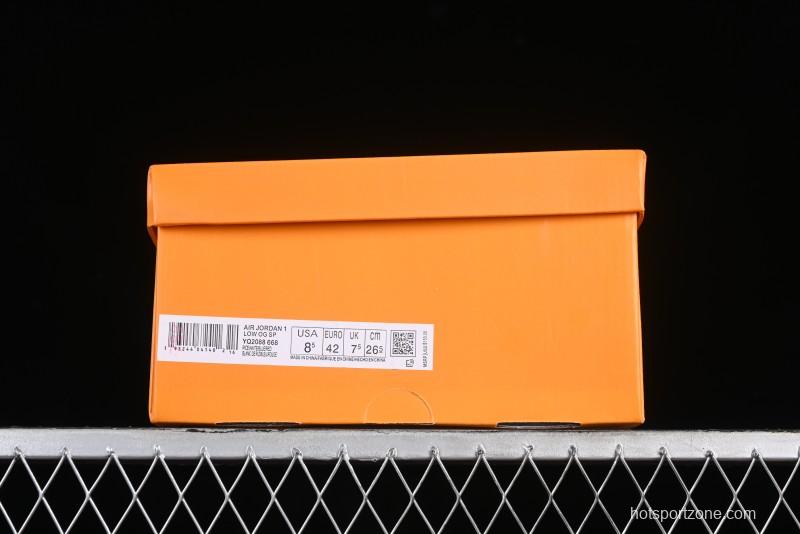 Nike Air Jordan 1 Low OG SP Travis Scott x Fragment Design Collaboration Sneakers - YQ2088-668