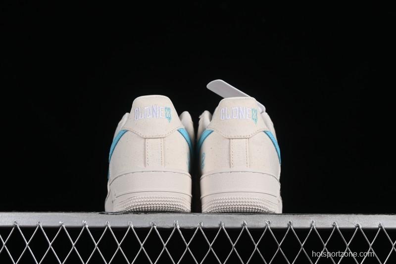 Nike RTFKT x Nike Air Force 1 Low Casual Sneakers with Full-Length Air Cushion - FQ3954-100