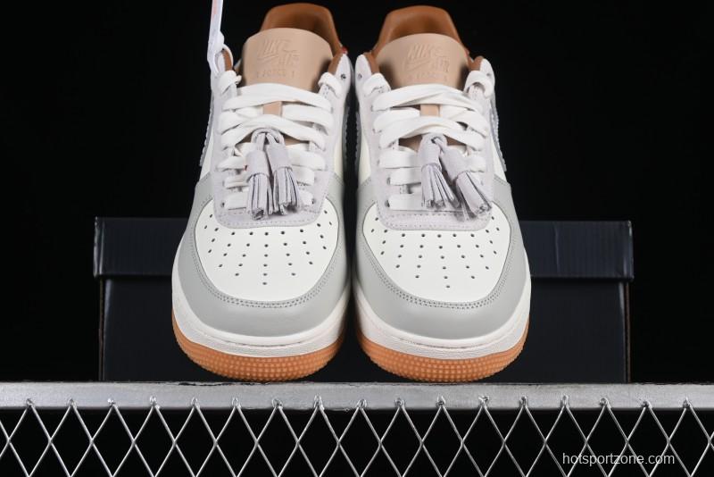 Nike Air Force 1 '07 Low Casual Sneakers with Full-Length Air Cushion - HF5697-001