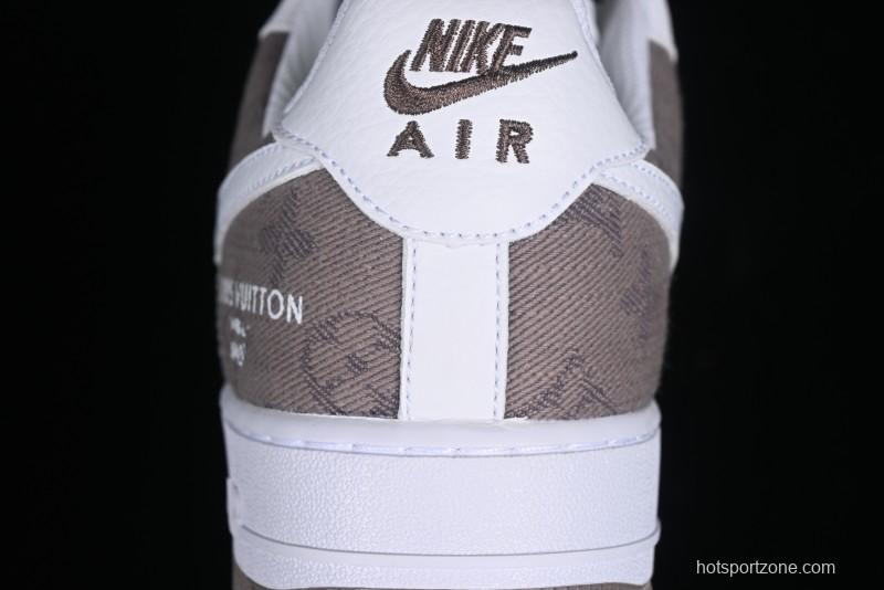 Nike Air Force 1 '07 Low Custom Casual Sneakers with Full-Length Air Cushion - CW2288-111