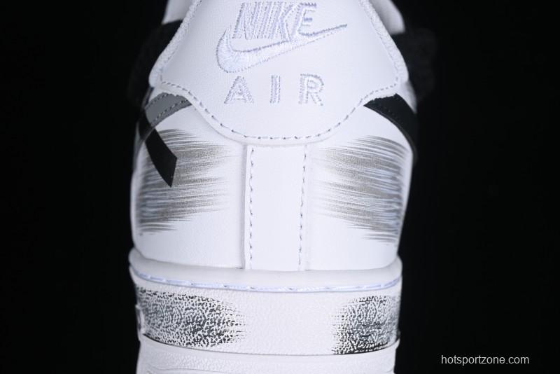 Nike Air Force 1 '07 Low Custom Anime Theme Spray Paint Swoosh Casual Sneakers - ZH0316-011