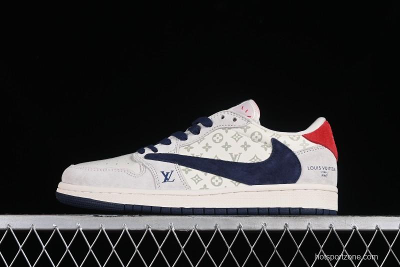Nike Air Jordan 1 Low OG SP Travis Scott x Fragment Design Collaboration Sneakers - YQ2088-668