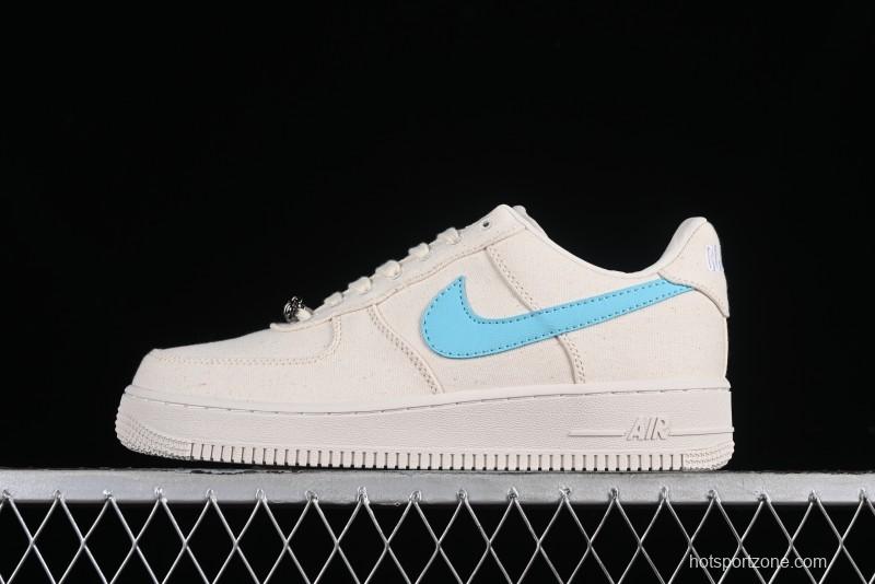 Nike RTFKT x Nike Air Force 1 Low Casual Sneakers with Full-Length Air Cushion - FQ3954-100