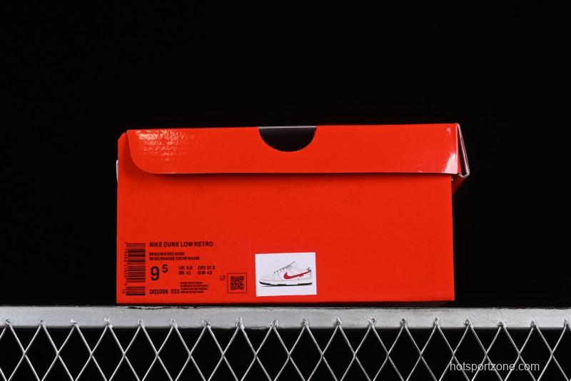 Supreme x Nike SB Dunk Low Casual Skate Shoes with Zoom Air Cushion - DQ1098-333