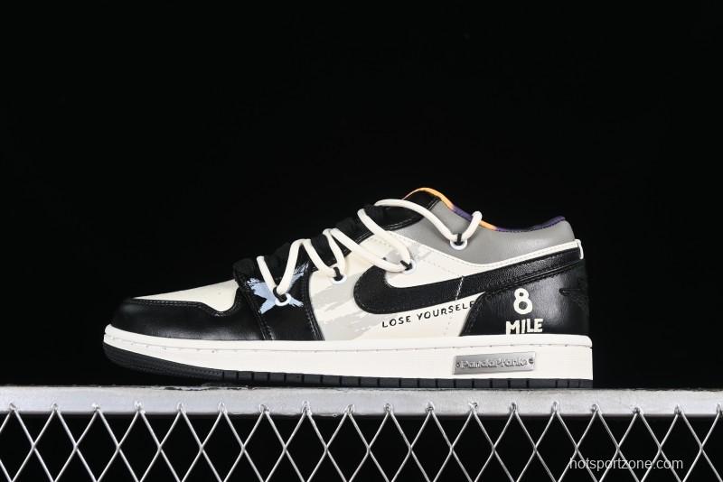 Nike Air Jordan 1 Low AJ1 Panda Prank Hip-Hop Theme - Big Shots Casual Sneakers