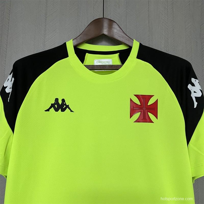 24/25 Vasco Da Gama Training Jersey Fluorescent Green Jersey