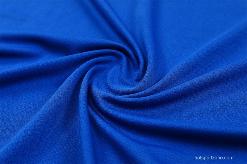 2024 South Korea Blue Short Sleeve Jersey+Shorts