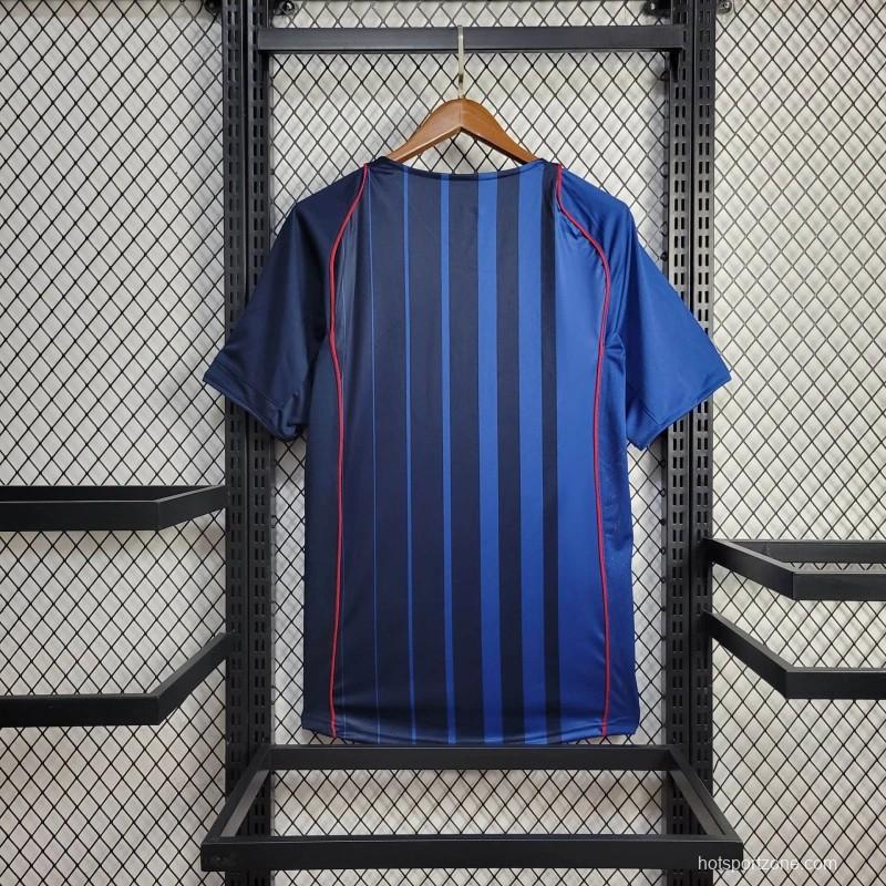 04/05 Retro Barcelona Away Jersey