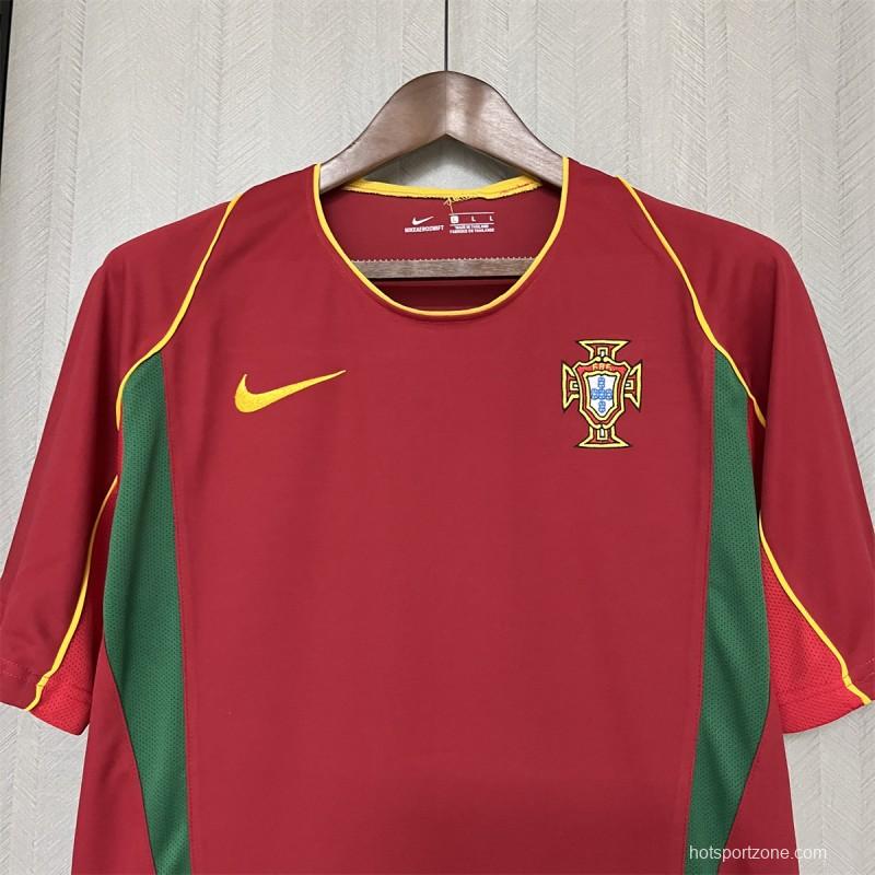 2002 Retro Portugal Home Jersey
