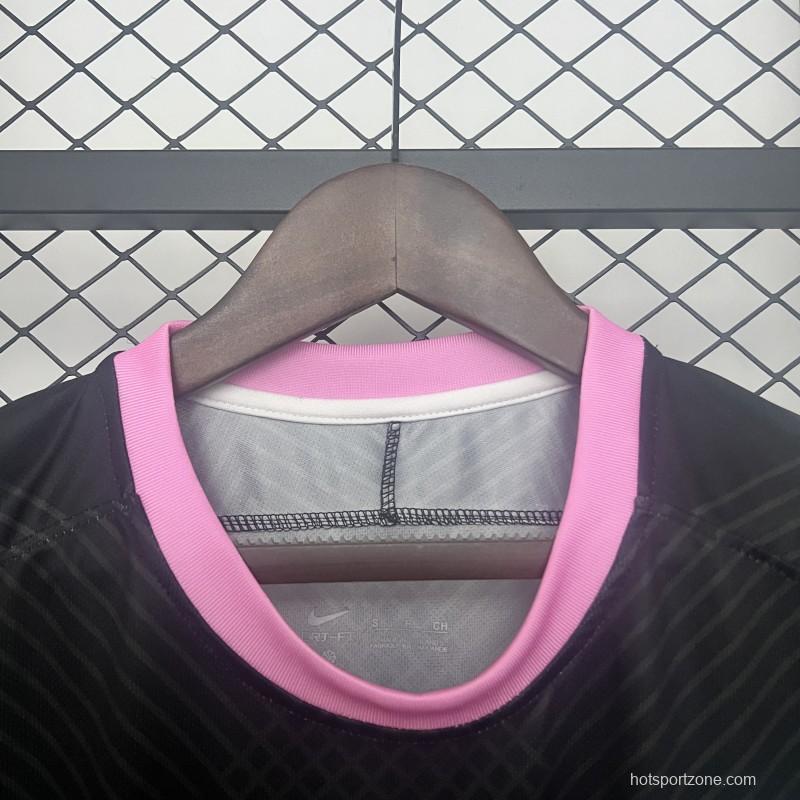 24/25 Inter Milan Black With Pink Snake Jersey