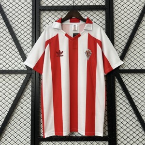 Retro 86/87 Sporting Gijon Home Jersey