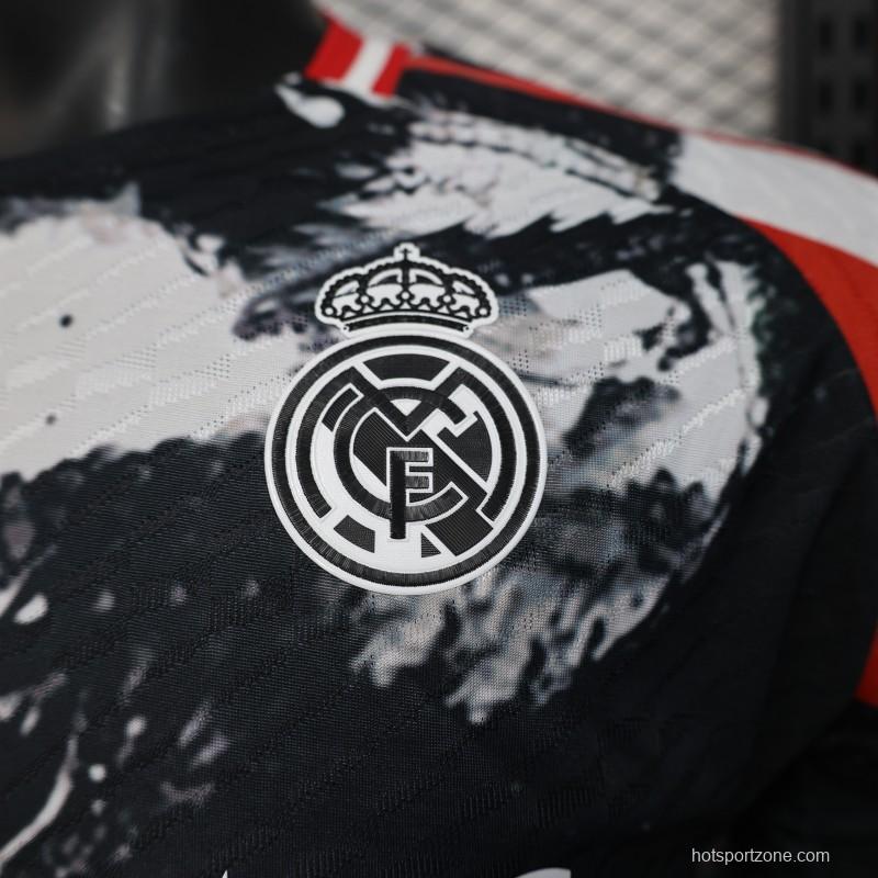 Player Version 25/26 Real Madrid Chinese Ink Painting Style Limited Edition Jersey with Emirates Sponsor