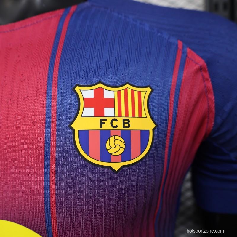 Player Version 25/26 Barcelona Home Jersey
