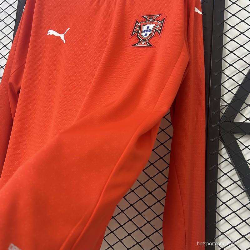 2025 Long Sleeve Portugal Home Jersey