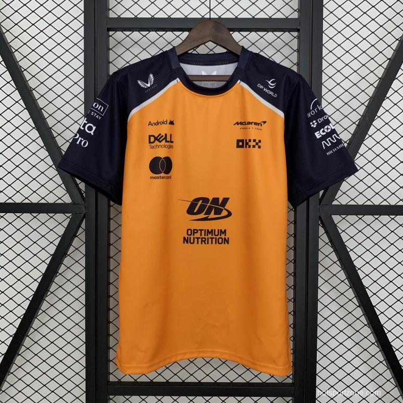 2025 F1 Formula Orange/Black Mclaren T-Shirt